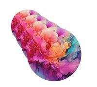 4 Pcs Car Air Fresheners Hanging Fragrance Scented Cards for SUV Colorful Watercolor Painting Car Aromatherapy Tablets Auto Interior Mirror Pendant for Bedroom Wardrobe Shoe Cabinet
