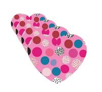 4 Pcs Car Air Fresheners Hanging Fragrance Scented Cards for SUV Crazy polka dots Car Aromatherapy Tablets Auto Interior Mirror Pendant for Bedroom Wardrobe Shoe Cabinet