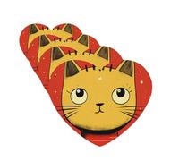 4 Pcs Car Air Fresheners Hanging Fragrance Scented Cards for SUV Cute Cat Icon Car Aromatherapy Tablets Auto Interior Mirror Pendant for Bedroom Wardrobe Shoe Cabinet