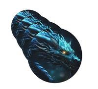 4 Pcs Car Air Fresheners Hanging Fragrance Scented Cards for SUV Cyan dragon Car Aromatherapy Tablets Auto Interior Mirror Pendant for Bedroom Wardrobe Shoe Cabinet