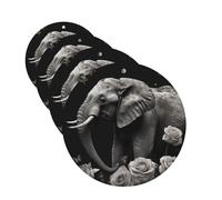 4 Pcs Car Air Fresheners Hanging Fragrance Scented Cards for SUV Elephant and Butterfly Car Aromatherapy Tablets Auto Interior Mirror Pendant for Bedroom Wardrobe Shoe Cabinet