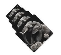 4 Pcs Car Air Fresheners Hanging Fragrance Scented Cards for SUV Elephant and Butterfly Car Aromatherapy Tablets Auto Interior Mirror Pendant for Bedroom Wardrobe Shoe Cabinet