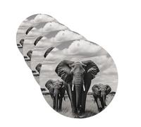4 Pcs Car Air Fresheners Hanging Fragrance Scented Cards for SUV Elephant Walking Car Aromatherapy Tablets Auto Interior Mirror Pendant for Bedroom Wardrobe Shoe Cabinet