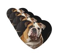 4 Pcs Car Air Fresheners Hanging Fragrance Scented Cards for SUV English-Bulldog Car Aromatherapy Tablets Auto Interior Mirror Pendant for Bedroom Wardrobe Shoe Cabinet