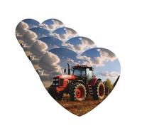 4 Pcs Car Air Fresheners Hanging Fragrance Scented Cards for SUV Fantasy Farm Tractor Car Aromatherapy Tablets Auto Interior Mirror Pendant for Bedroom Wardrobe Shoe Cabinet