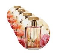4 Pcs Car Air Fresheners Hanging Fragrance Scented Cards for SUV Fashion Perfume Car Aromatherapy Tablets Auto Interior Mirror Pendant for Bedroom Wardrobe Shoe Cabinet