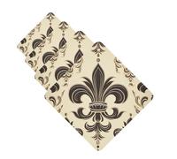4 Pcs Car Air Fresheners Hanging Fragrance Scented Cards for SUV Fleur-de-Lis and Coat Arms Knight Car Aromatherapy Tablets Auto Interior Mirror Pendant for Bedroom Wardrobe Shoe Cabinet