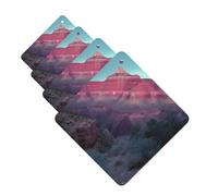 4 Pcs Car Air Fresheners Hanging Fragrance Scented Cards for SUV Grand Canyon Car Aromatherapy Tablets Auto Interior Mirror Pendant for Bedroom Wardrobe Shoe Cabinet