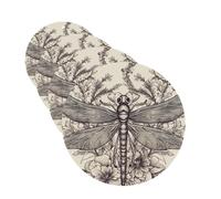 4 Pcs Car Air Fresheners Hanging Fragrance Scented Cards for SUV Hand drawn floral dragonfly Car Aromatherapy Tablets Auto Interior Mirror Pendant for Bedroom Wardrobe Shoe Cabinet