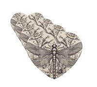 4 Pcs Car Air Fresheners Hanging Fragrance Scented Cards for SUV Hand drawn floral dragonfly Car Aromatherapy Tablets Auto Interior Mirror Pendant for Bedroom Wardrobe Shoe Cabinet