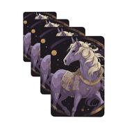4 Pcs Car Air Fresheners Hanging Fragrance Scented Cards for SUV Horse Clip Art Car Aromatherapy Tablets Auto Interior Mirror Pendant for Bedroom Wardrobe Shoe Cabinet