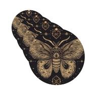 4 Pcs Car Air Fresheners Hanging Fragrance Scented Cards for SUV Moth Car Aromatherapy Tablets Auto Interior Mirror Pendant for Bedroom Wardrobe Shoe Cabinet
