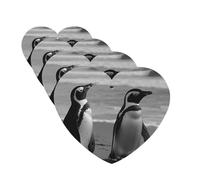 4 Pcs Car Air Fresheners Hanging Fragrance Scented Cards for SUV Penguin Standing on the Beach Car Aromatherapy Tablets Auto Interior Mirror Pendant for Bedroom Wardrobe Shoe Cabinet