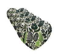 4 Pcs Car Air Fresheners Hanging Fragrance Scented Cards for SUV Plant Jungle Wall Sticker Car Aromatherapy Tablets Auto Interior Mirror Pendant for Bedroom Wardrobe Shoe Cabinet