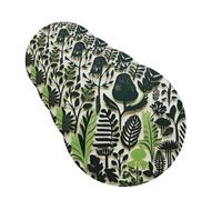 4 Pcs Car Air Fresheners Hanging Fragrance Scented Cards for SUV Plant Jungle Wall Sticker Car Aromatherapy Tablets Auto Interior Mirror Pendant for Bedroom Wardrobe Shoe Cabinet