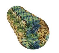 4 Pcs Car Air Fresheners Hanging Fragrance Scented Cards for SUV Print Animal Leopard Car Aromatherapy Tablets Auto Interior Mirror Pendant for Bedroom Wardrobe Shoe Cabinet