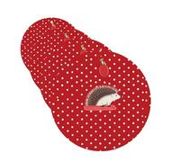 4 Pcs Car Air Fresheners Hanging Fragrance Scented Cards for SUV Red polka dot hedgehog Car Aromatherapy Tablets Auto Interior Mirror Pendant for Bedroom Wardrobe Shoe Cabinet