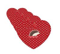 4 Pcs Car Air Fresheners Hanging Fragrance Scented Cards for SUV Red polka dot hedgehog Car Aromatherapy Tablets Auto Interior Mirror Pendant for Bedroom Wardrobe Shoe Cabinet