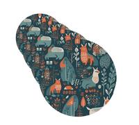 4 Pcs Car Air Fresheners Hanging Fragrance Scented Cards for SUV Scandinavian Animals Car Aromatherapy Tablets Auto Interior Mirror Pendant for Bedroom Wardrobe Shoe Cabinet