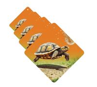 4 Pcs Car Air Fresheners Hanging Fragrance Scented Cards for SUV Tortoise Turtle Jumping Car Aromatherapy Tablets Auto Interior Mirror Pendant for Bedroom Wardrobe Shoe Cabinet