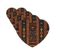 4 Pcs Car Air Fresheners Hanging Fragrance Scented Cards for SUV Traditional african design pattern Car Aromatherapy Tablets Auto Interior Mirror Pendant for Bedroom Wardrobe Shoe Cabinet