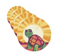 4 Pcs Car Air Fresheners Hanging Fragrance Scented Cards for SUV Turtle in the sun Car Aromatherapy Tablets Auto Interior Mirror Pendant for Bedroom Wardrobe Shoe Cabinet