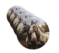 4 Pcs Car Air Fresheners Hanging Fragrance Scented Cards for SUV Two horse Car Aromatherapy Tablets Auto Interior Mirror Pendant for Bedroom Wardrobe Shoe Cabinet
