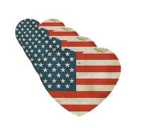 4 Pcs Car Air Fresheners Hanging Fragrance Scented Cards for SUV Vintage American USA Flag Car Aromatherapy Tablets Auto Interior Mirror Pendant for Bedroom Wardrobe Shoe Cabinet