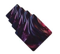 4 Pcs Car Air Fresheners Hanging Fragrance Scented Cards for SUV Wavy Texture Car Aromatherapy Tablets Auto Interior Mirror Pendant for Bedroom Wardrobe Shoe Cabinet