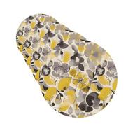 4 Pcs Car Air Fresheners Hanging Fragrance Scented Cards for SUV Yellow gray flower Car Aromatherapy Tablets Auto Interior Mirror Pendant for Bedroom Wardrobe Shoe Cabinet
