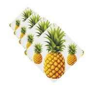 4 Pcs Car Air Fresheners Hanging Fragrance Scented Cards for SUV Yellow pineapple Car Aromatherapy Tablets Auto Interior Mirror Pendant for Bedroom Wardrobe Shoe Cabinet