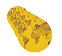 4 Pcs Car Air Fresheners Hanging Fragrance Scented Cards for SUV Yellow world map Car Aromatherapy Tablets Auto Interior Mirror Pendant for Bedroom Wardrobe Shoe Cabinet