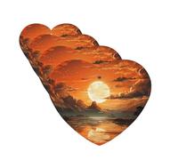 4 Pcs Car Air Fresheners Hanging Scented Cards for Car Fresheners Orange Sky Auto Aromatherapy Tablets Funny Hanging Air Freshener for Car Rearview Mirror Pendant