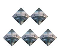 4 Pcs Car Air Fresheners Hanging Scented Cards for Cars Airplane Cockpit Car Air Fresheners Cars Interior Decoration Fragrance Scented Cards for Rearview Mirror Auto Accessories