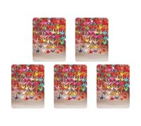 4 Pcs Car Air Fresheners Hanging Scented Cards for Cars Origami Paper Cranes Car Air Fresheners Cars Interior Decoration Fragrance Scented Cards for Rearview Mirror Auto Accessories