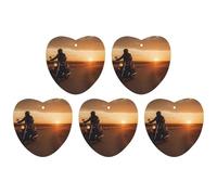 4 Pcs Car Air Fresheners Hanging Scented Cards for Cars Riding Into The Sunset Car Air Fresheners Cars Interior Decoration Fragrance Scented Cards for Rearview Mirror Auto Accessories