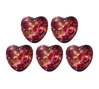 4 Pcs Car Air Fresheners Hanging Scented Cards for Cars Roses in Bloom Car Air Fresheners Cars Interior Decoration Fragrance Scented Cards for Rearview Mirror Auto Accessories