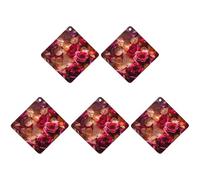 4 Pcs Car Air Fresheners Hanging Scented Cards for Cars Roses in Bloom Car Air Fresheners Cars Interior Decoration Fragrance Scented Cards for Rearview Mirror Auto Accessories