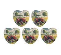 4 Pcs Car Air Fresheners Hanging Scented Cards for Cars Tractor Theme Car Air Fresheners Cars Interior Decoration Fragrance Scented Cards forRearview Mirror Auto Accessories