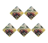 4 Pcs Car Air Fresheners Hanging Scented Cards for Cars Tractor Theme Car Air Fresheners Cars Interior Decoration Fragrance Scented Cards forRearview Mirror Auto Accessories