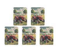 4 Pcs Car Air Fresheners Hanging Scented Cards for Cars Tractor Theme Car Air Fresheners Cars Interior Decoration Fragrance Scented Cards forRearview Mirror Auto Accessories