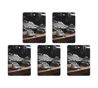 4 Pcs Car Air Fresheners Hanging Scented Cards for Cars Two Cups of Coffee Car Air Fresheners Cars Interior Decoration Fragrance Scented Cards forRearview Mirror Auto Accessories