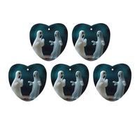 4 Pcs Car Air Fresheners Hanging Scented Cards for Cars Two Ghost Statues Car Air Fresheners Cars Interior Decoration Fragrance Scented Cards forRearview Mirror Auto Accessories