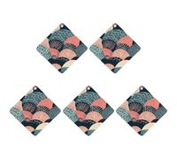 4 Pcs Car Air Fresheners Hanging Scented Cards for Cars With Shell And Wave Pattern Car Air Fresheners Cars Interior Decoration Fragrance Scented Cards forRearview Mirror Auto Accessories