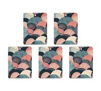 4 Pcs Car Air Fresheners Hanging Scented Cards for Cars With Shell And Wave Pattern Car Air Fresheners Cars Interior Decoration Fragrance Scented Cards forRearview Mirror Auto Accessories