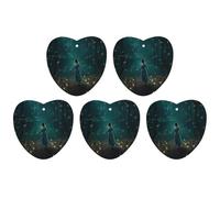 4 Pcs Car Air Fresheners Hanging Scented Cards for Cars Woman Dancing in Forest Car Air Fresheners Cars Interior Decoration Fragrance Scented Cards forRearview Mirror Auto Accessories