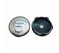 4 Pcs Car Center Hub Cap for Dacia Jogger 2021-2022 60mm, Auto Wheel Center Cover Rim Protector Waterproof Dustproof Decor Accessories,Silver