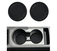 4 PCS Car Cup Holder Coaster,2.67 inch Car Drink Holders, Removable Vehicle Cup Holder Coasters,Drink Holder Coaster CompatiblemCar Cup Holder Insert Anti Slip Shockproof Car Coasters