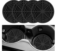4 Pcs Car Cup Holder Coaster for Opel Ampera 2012-2016, Waterproof Car Coasters for Cup Holders, PVC Car Cup Holder Insert Coaster, Non-Slip Silicone Coasters