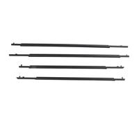 4 Pcs Car Door Belt Moulding Weatherstrips 75710-47021 for Toyota for Prius 2010 to 2015 75730-47021 Outside Window Seal Door Weatherstrip Seal